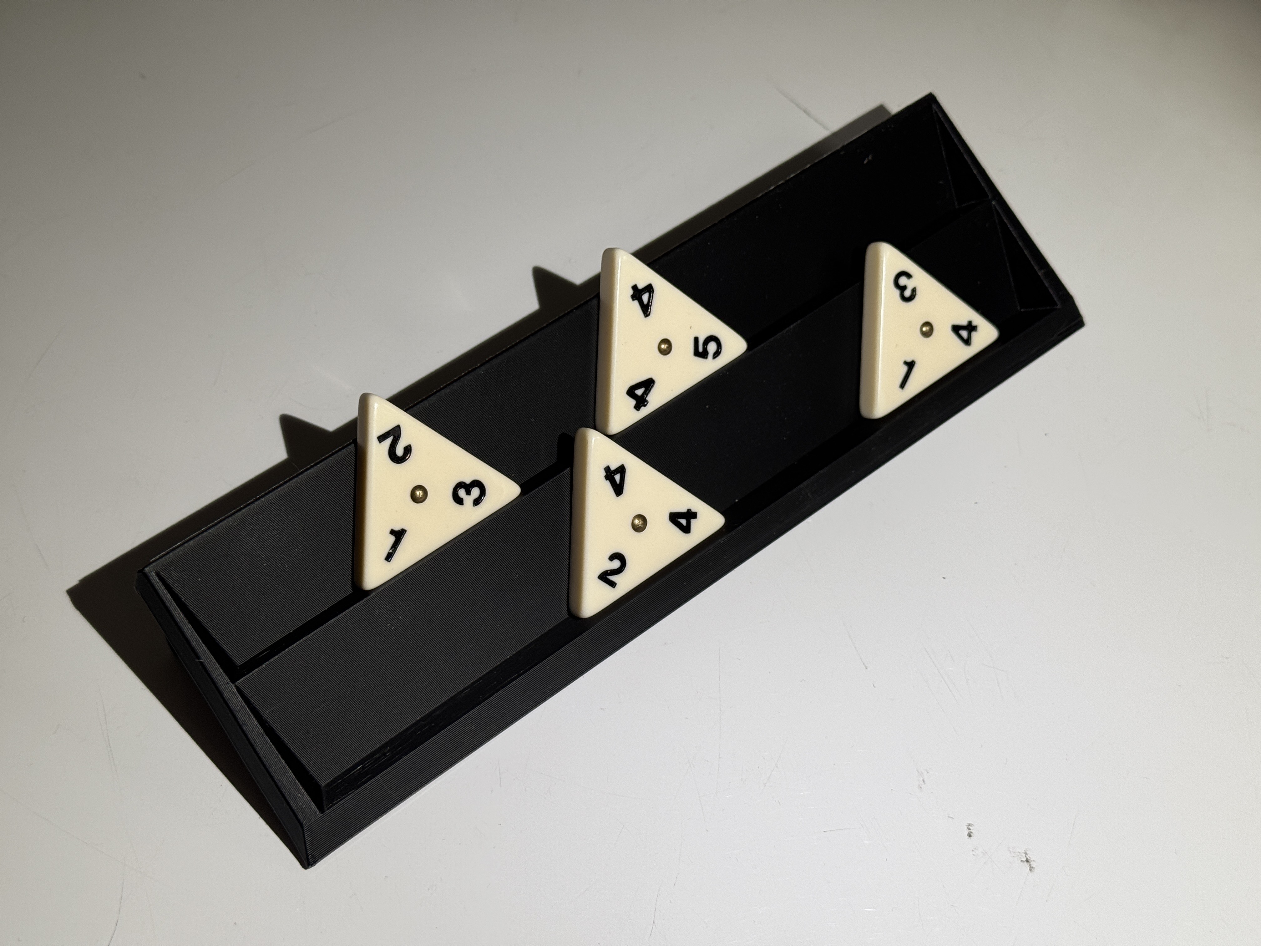 Stacking Triominos Tile Holder - No Support Material