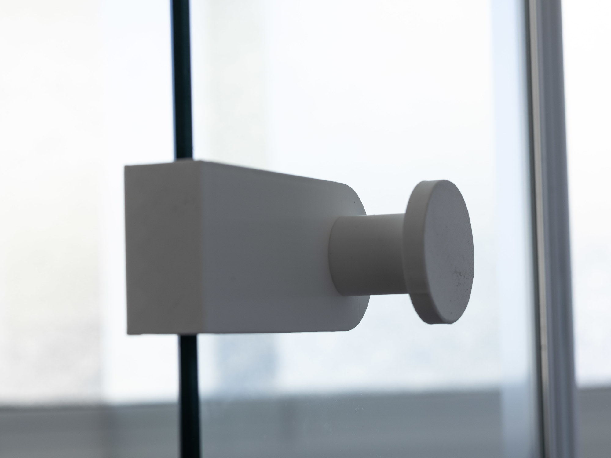 Universal Shower Enclosure Hook (3mm to 9mm) 3D model