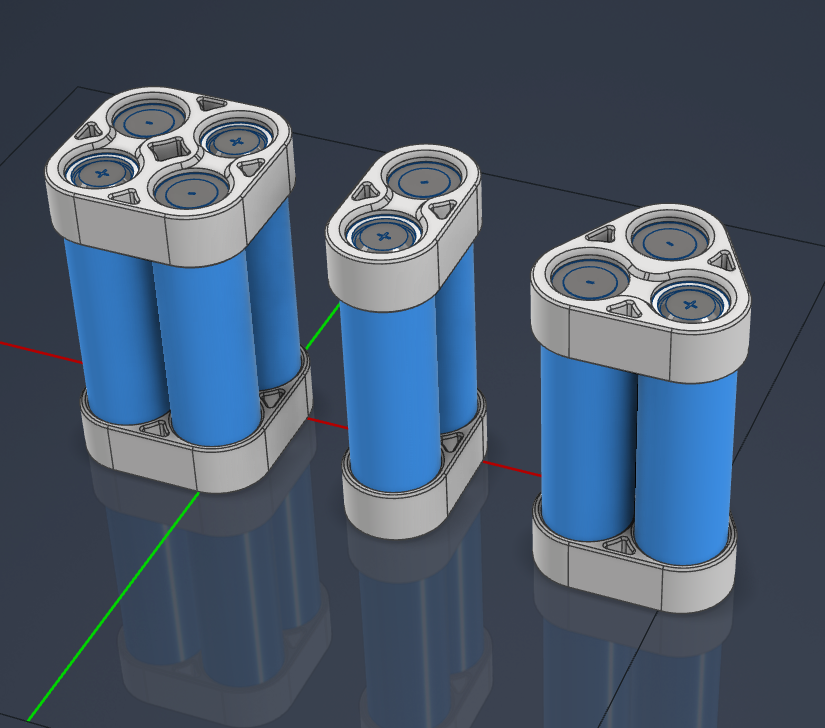 2S  3S  4S  18650 Cage