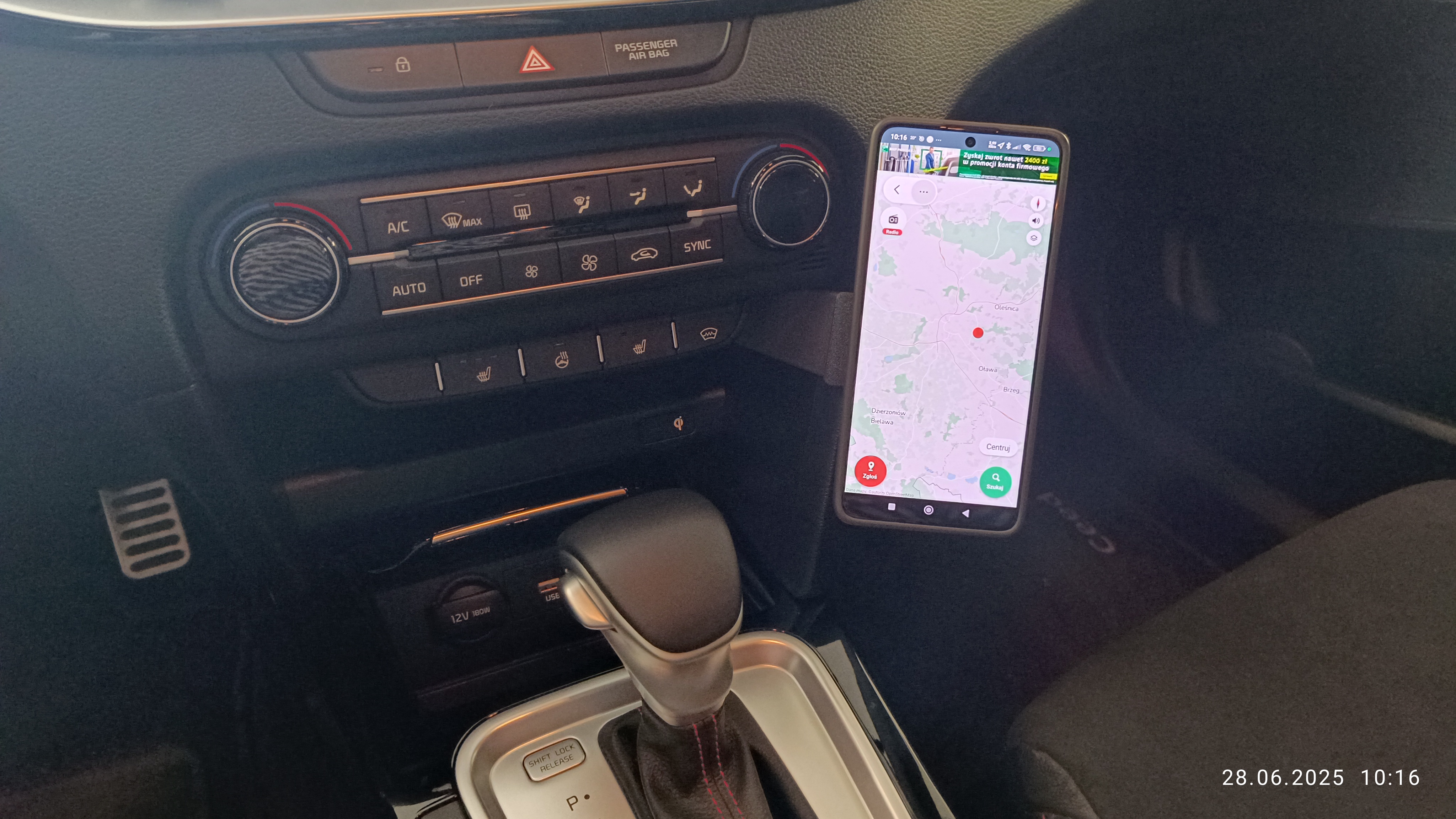 KIA Ceed Proceed car phone holder