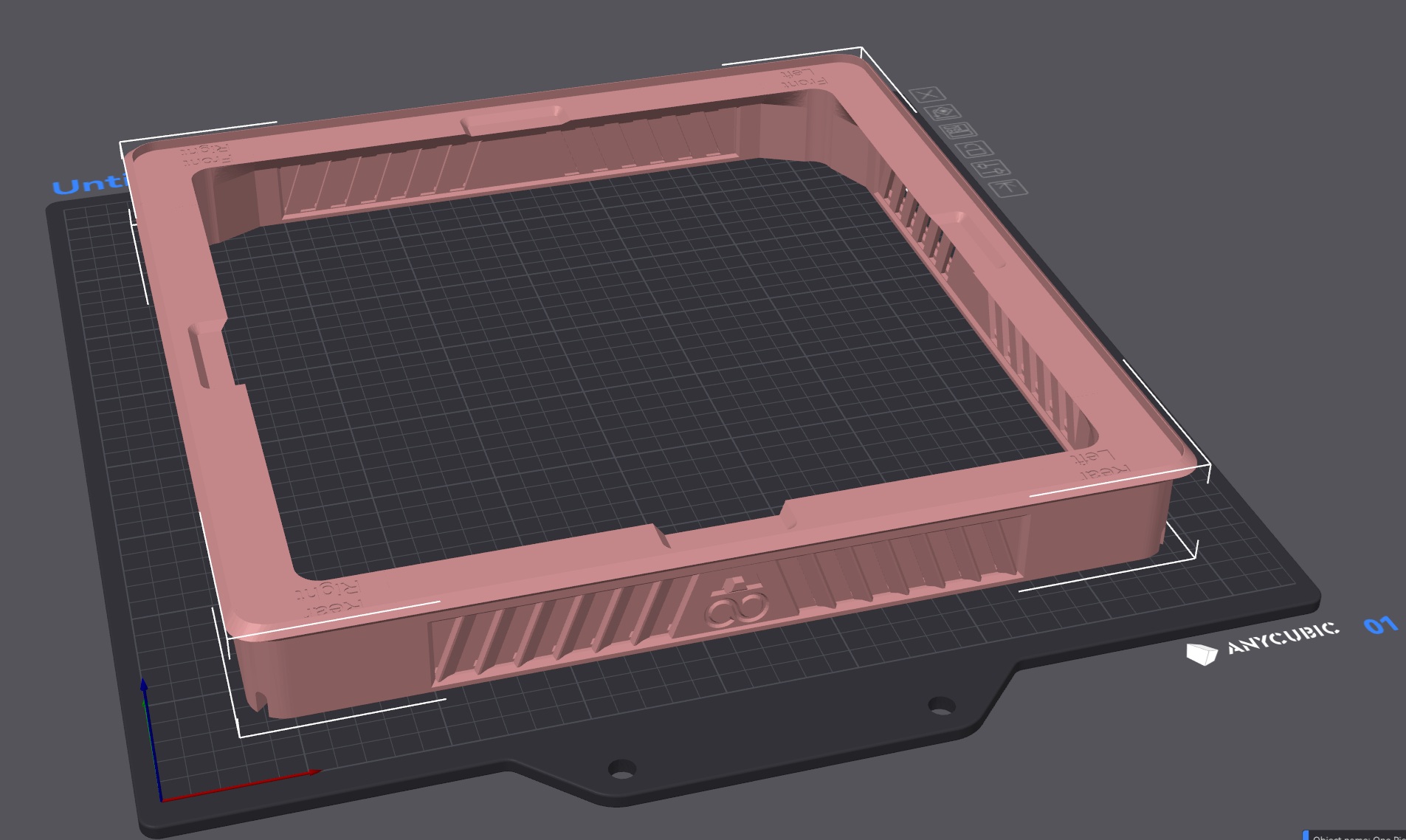 True One Piece Riser 3D model thumbnail