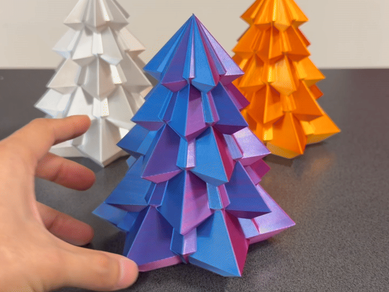 Miniatura 4 do modelo 3D Geometric Christmas Tree