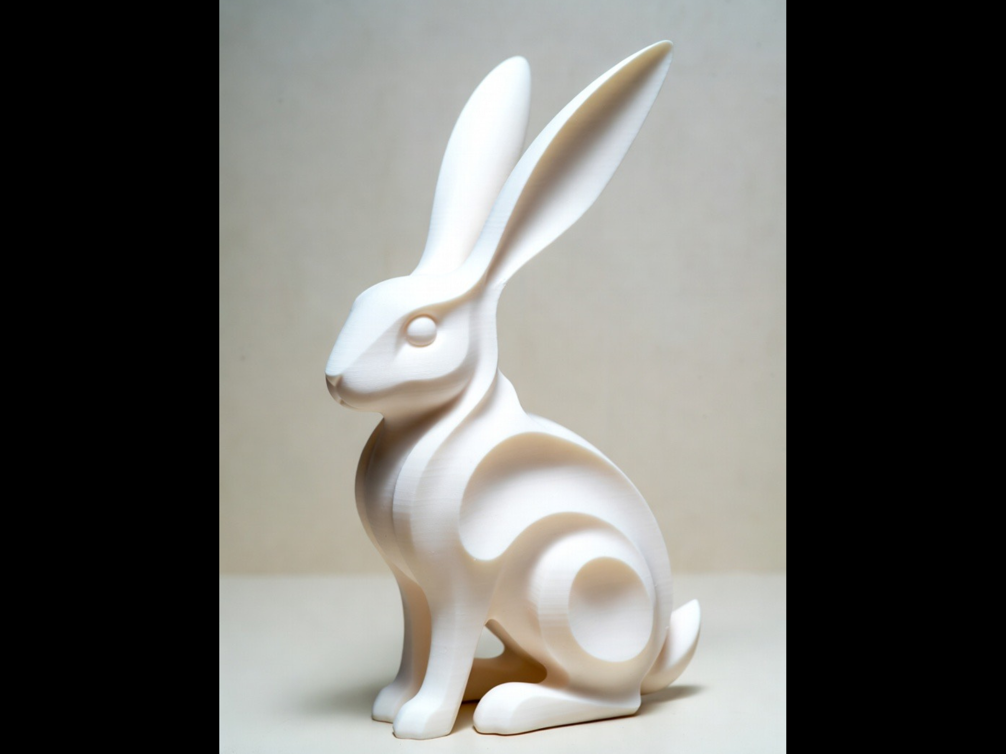 Modern Neutral Bunny Decor