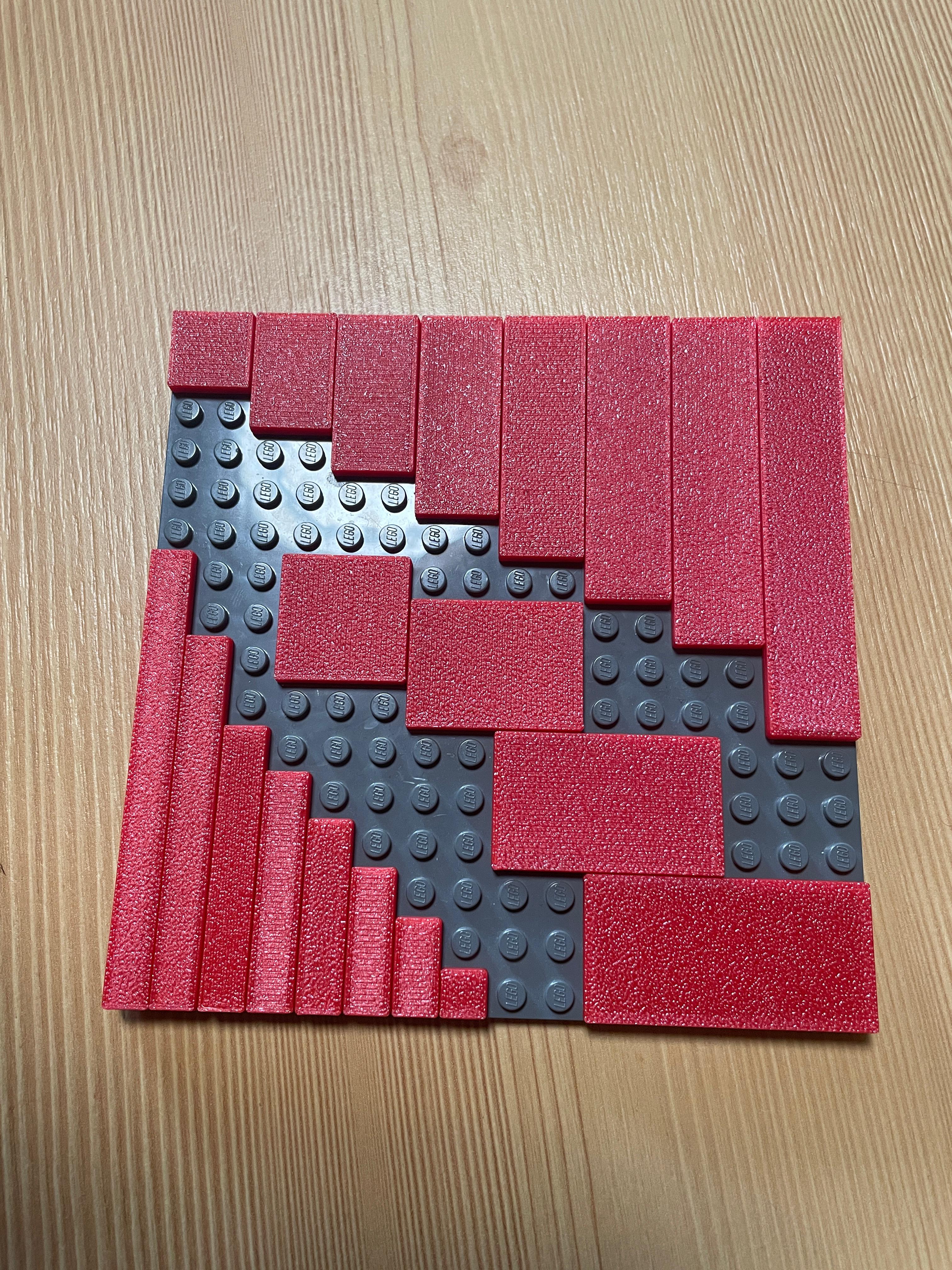 Interlocking bricks and tiles