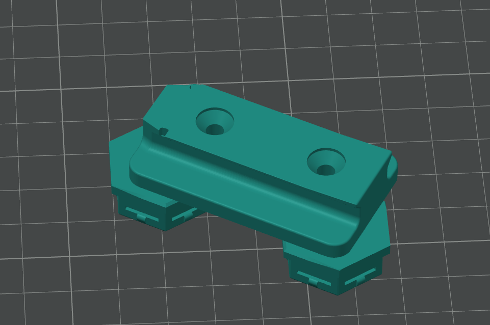 Modular Snap Together Pi case Deep Rails for HSW