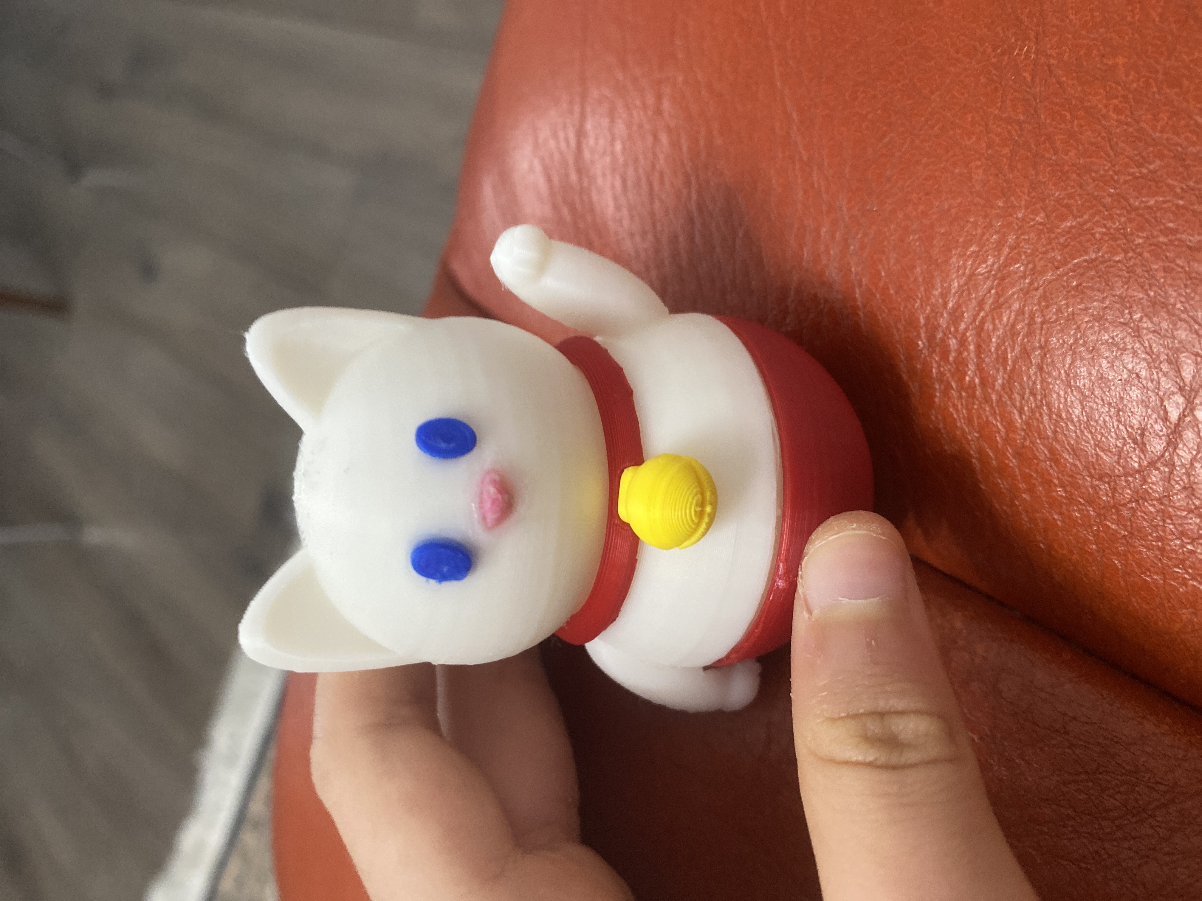 A Lucky Cat Weeble!