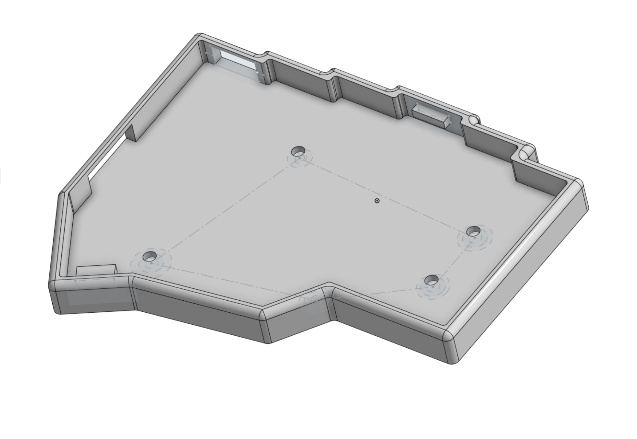 Corne 3x5 Wireless Case Promicro Profile