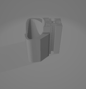 Cheap Ahh projector remote holder with MakerBeam