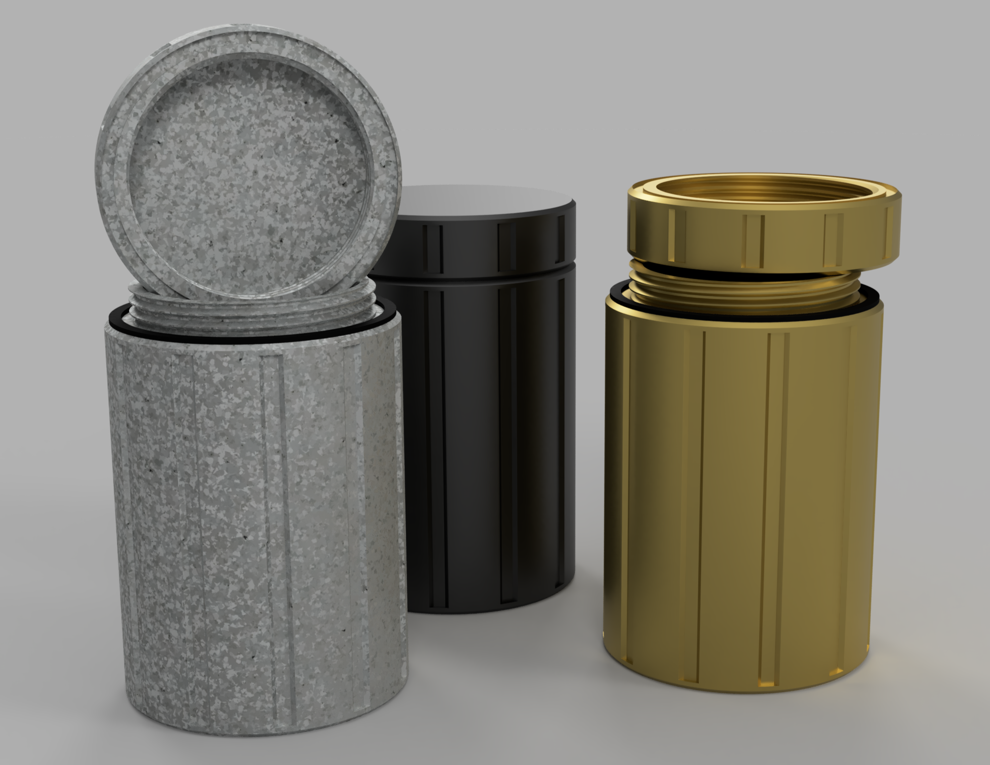 Thick Sealed Screw Top Container