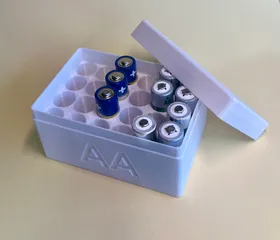 AAA Battery Box by LeoK | Download free STL model | Printables.com
