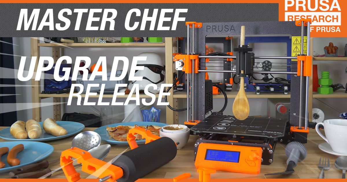 ORIGINAL PRUSA I3 MK3 MASTER CHEF UPGRADE by Dom Cis | Download free STL model | Printables.com