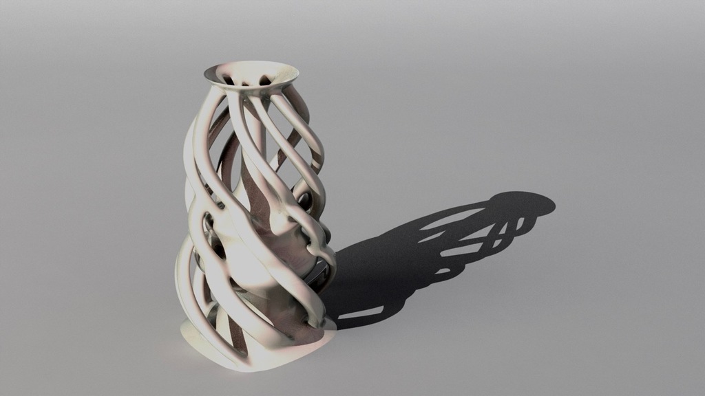 Spiral Articulated Vase