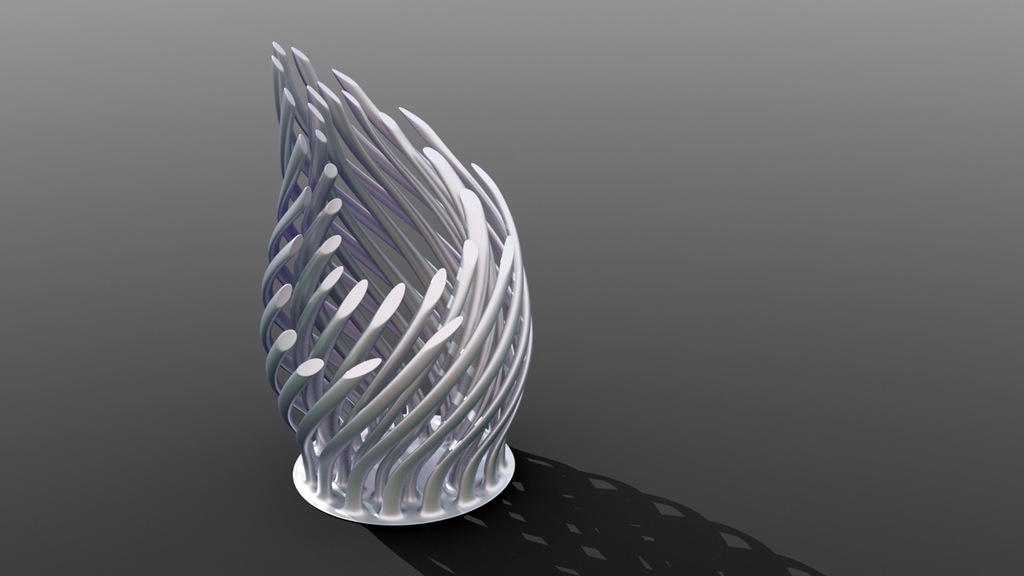 Twisted Growth Vase