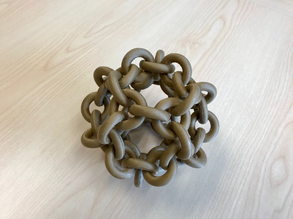 Spherical Chainlink Knot