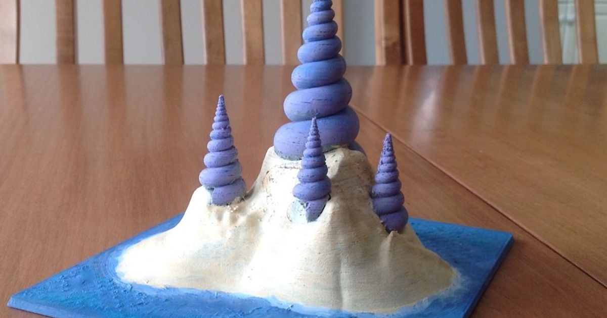 Sea Shell Mountain by SteedMaker Download free STL model