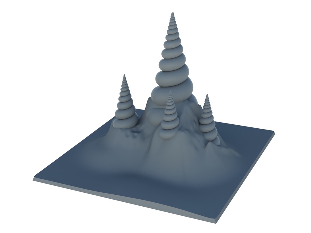 Sea Shell Mountain by SteedMaker Download free STL model