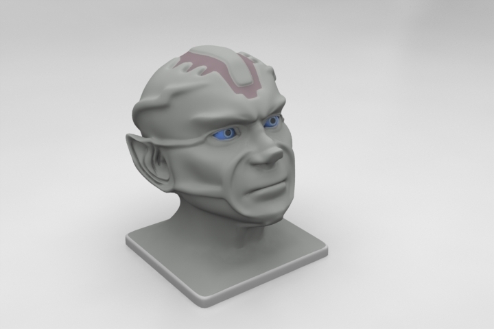 Alien Vulcan Head by SteedMaker | Download free STL model | Printables.com