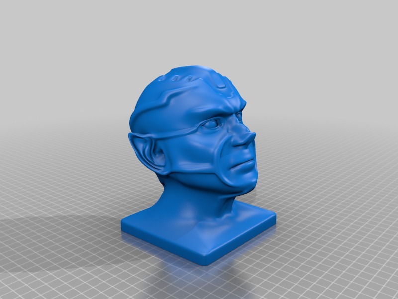 Alien Vulcan Head by SteedMaker | Download free STL model | Printables.com
