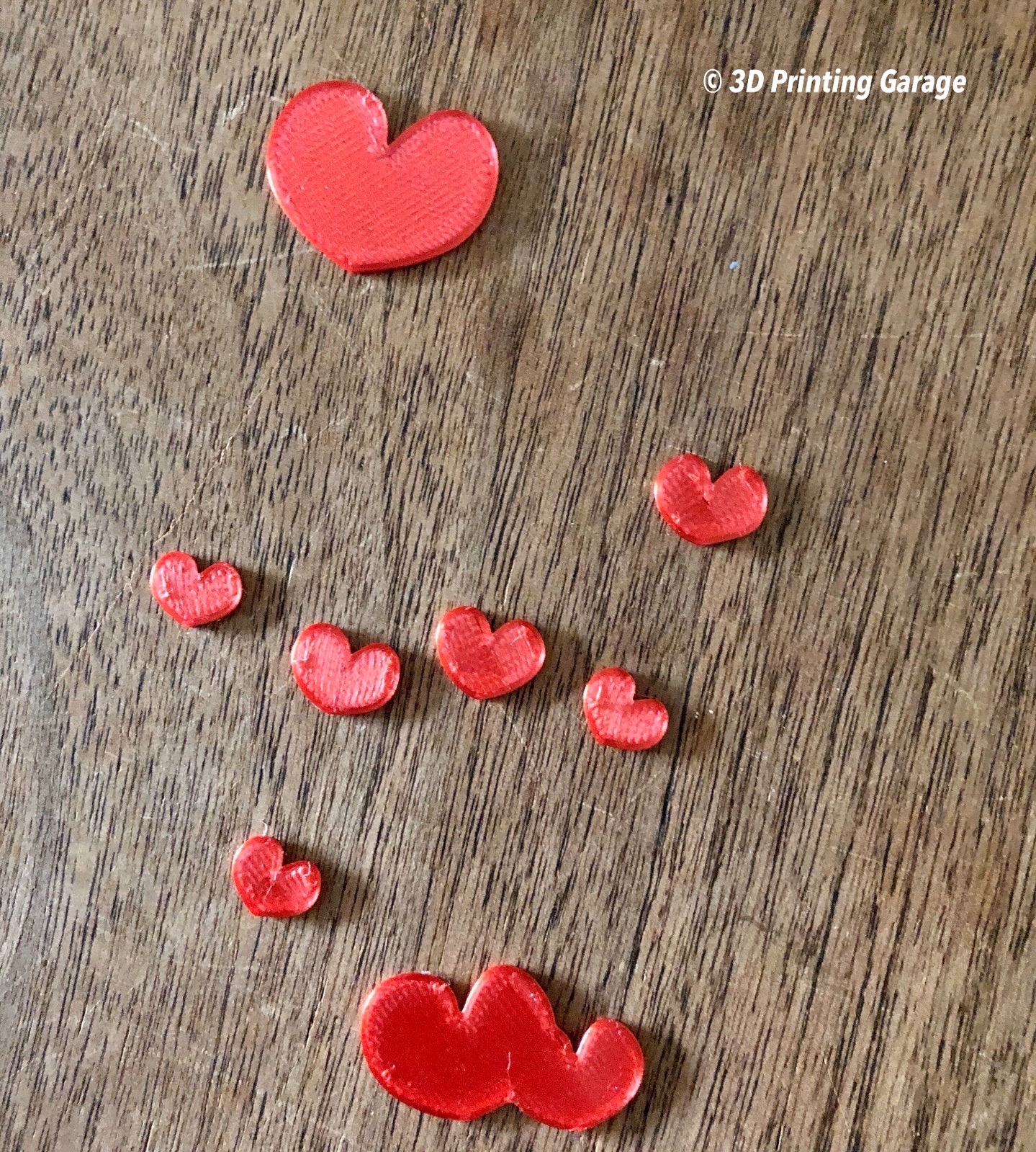 Coaster - hearts (version2) — miniatura 3
