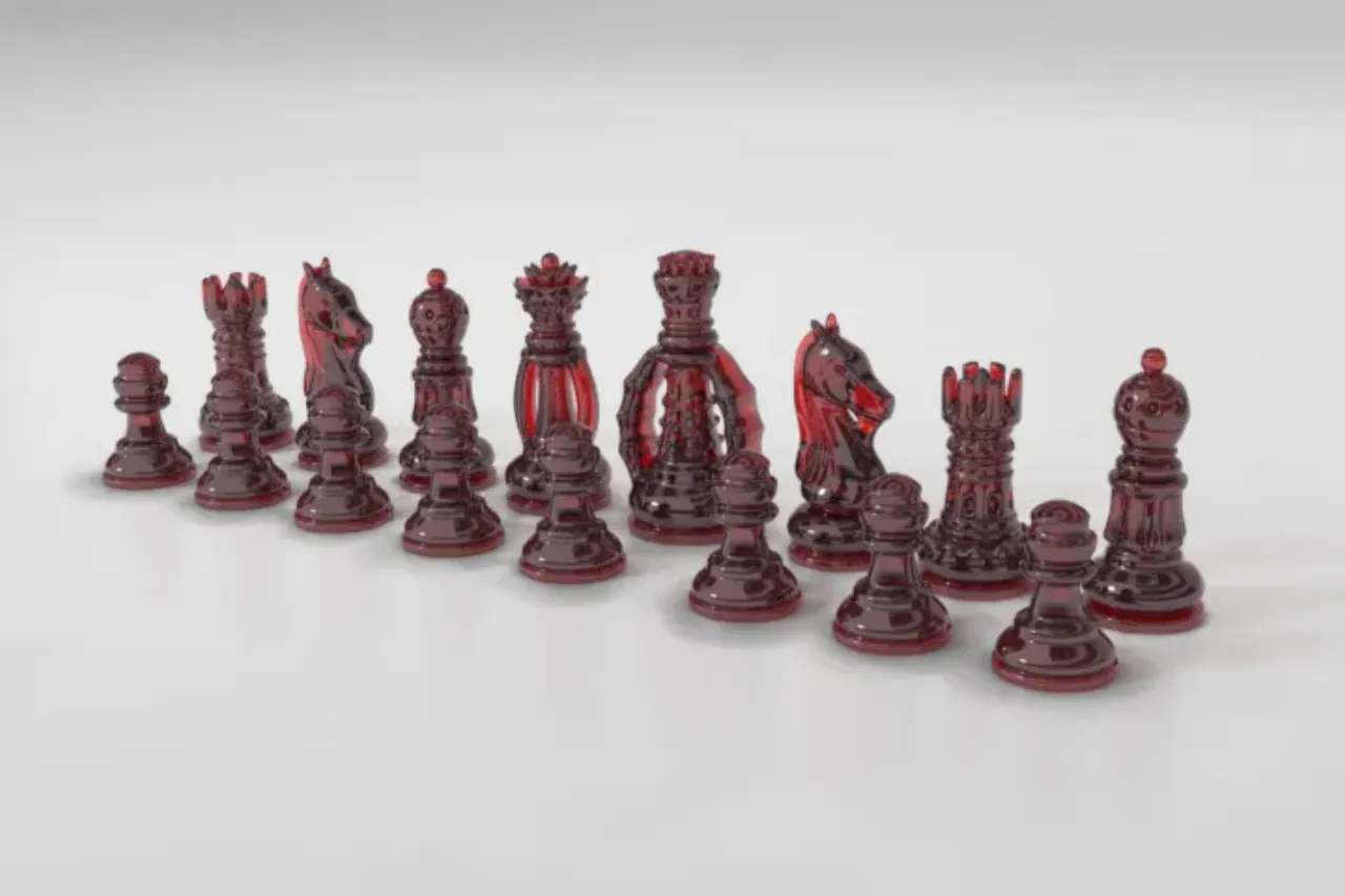 Classic Chess Pieces Stroke Set Vector Download