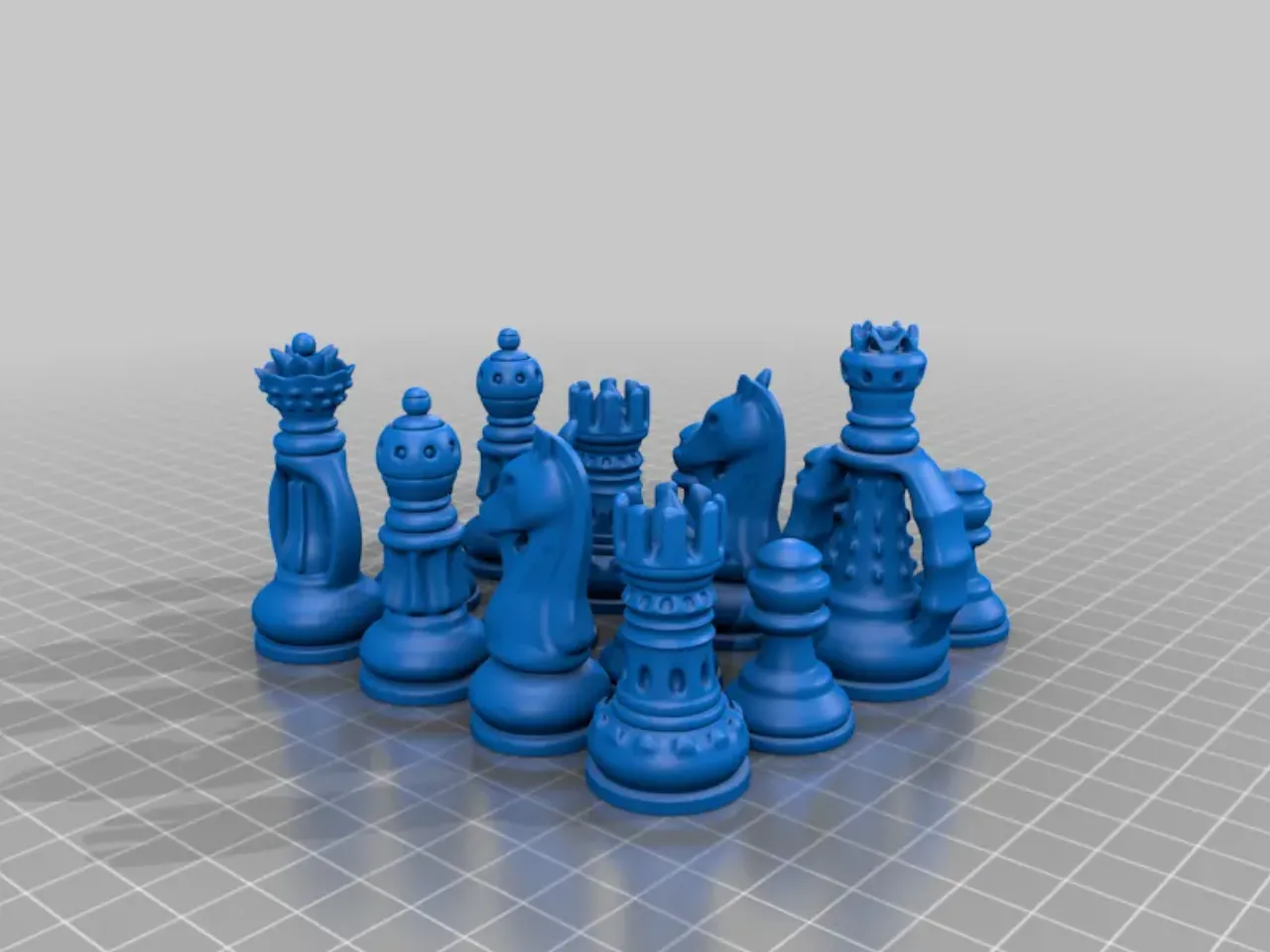Free STL file Classic Chess Set Printable 3D print model ♟️・3D printable  model to download・Cults