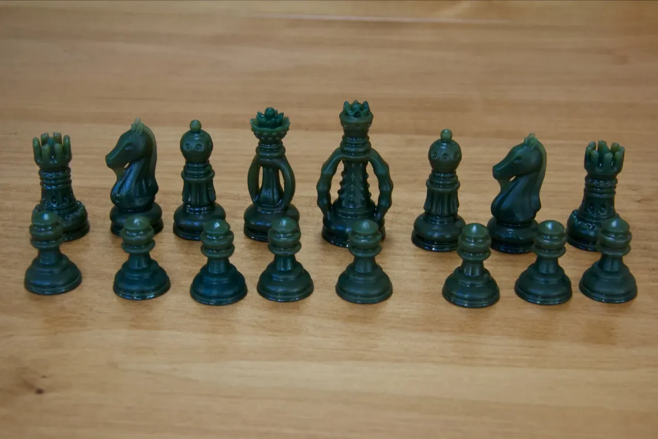 Classic Chess Pieces Stroke Set Vector Download