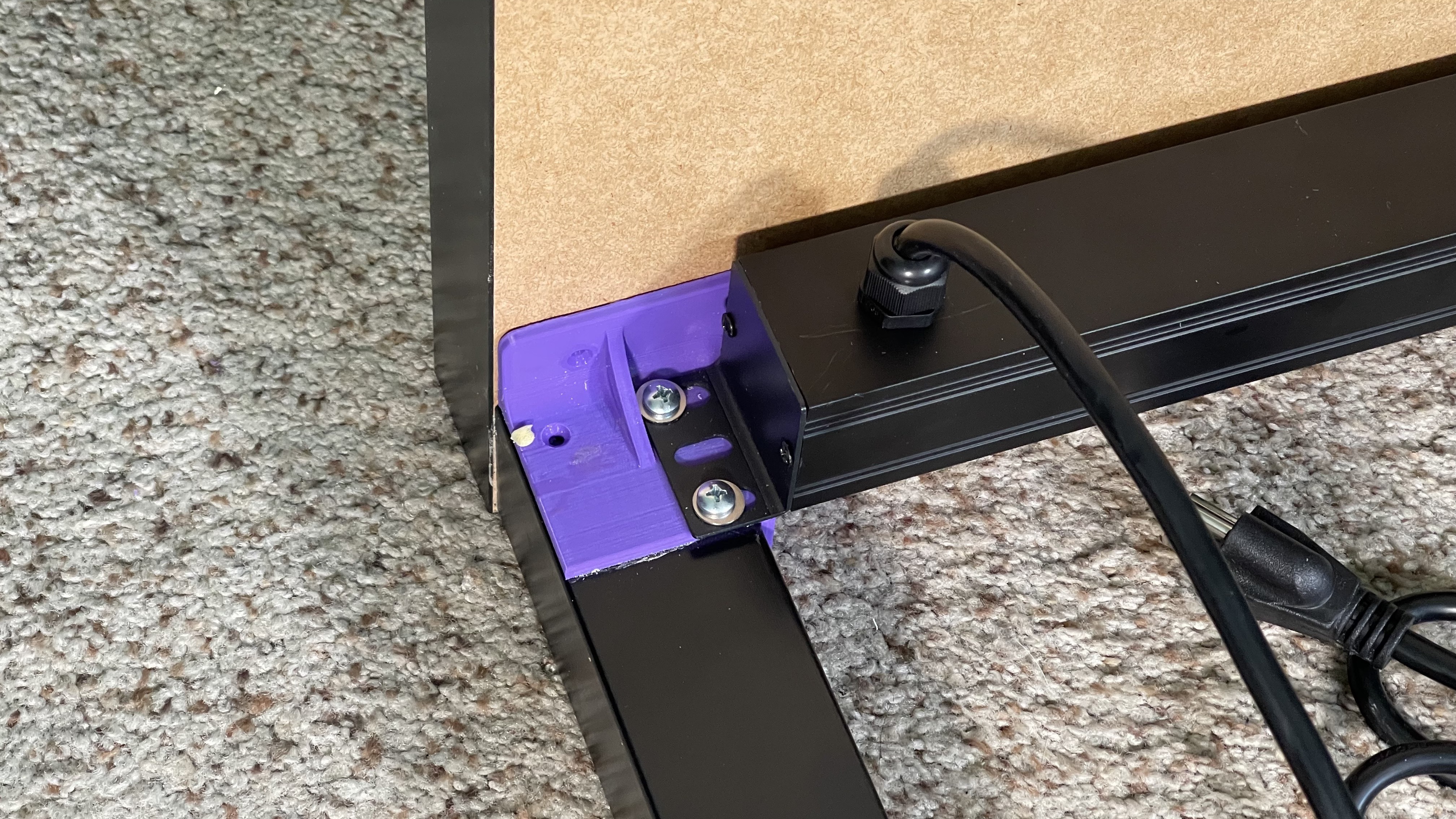 IKEA LACK Table Leg Braces for Latest Table Version with Rackmount Support