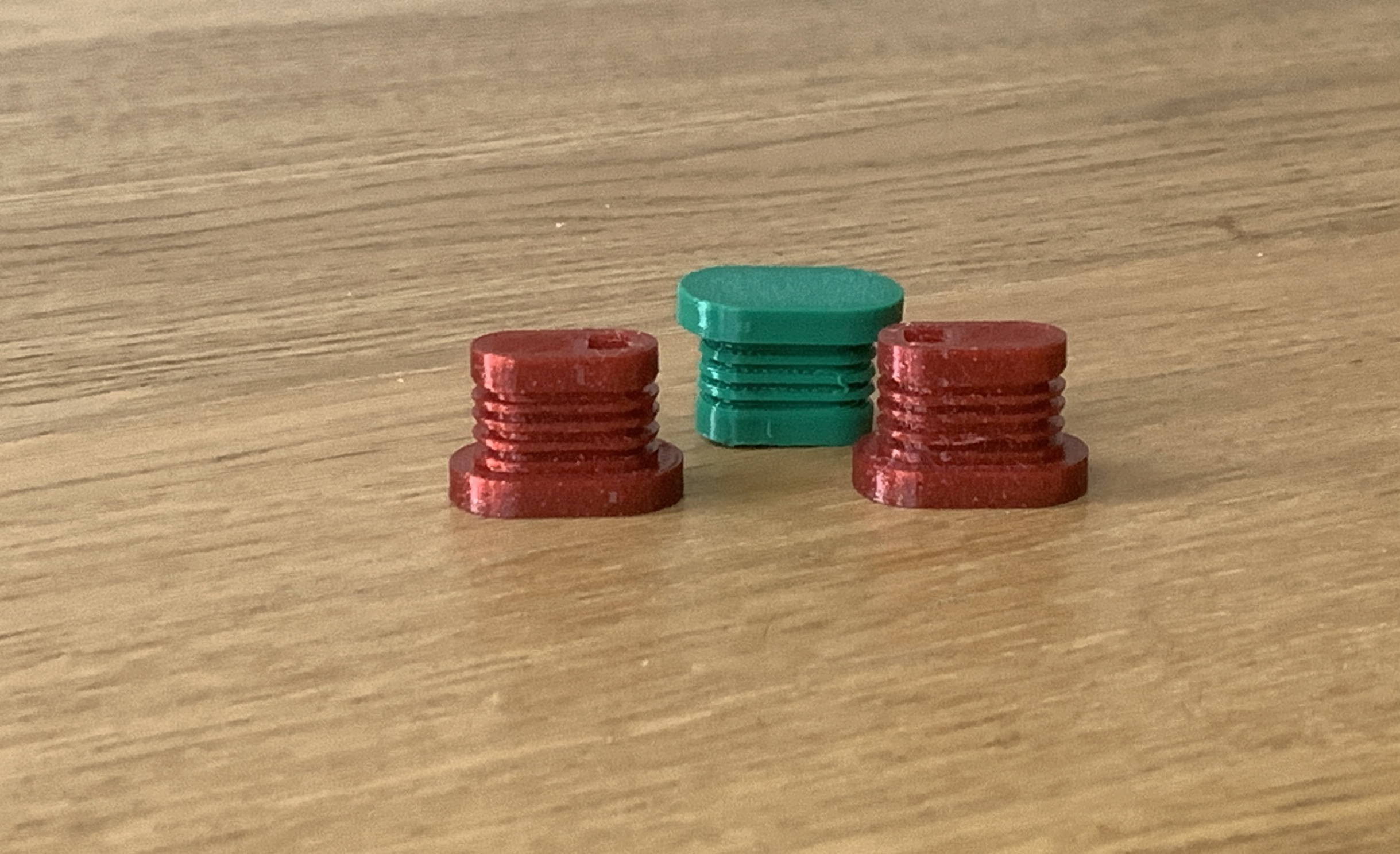 Flexible ending (button) for car cell phone holder