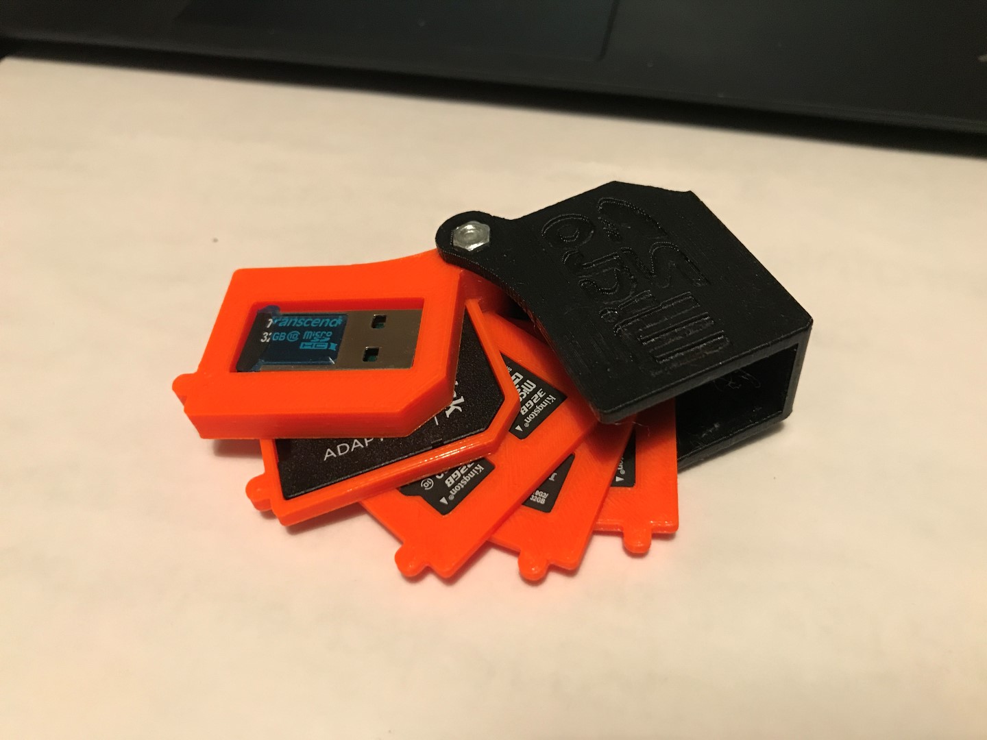 Parametric SD card holder