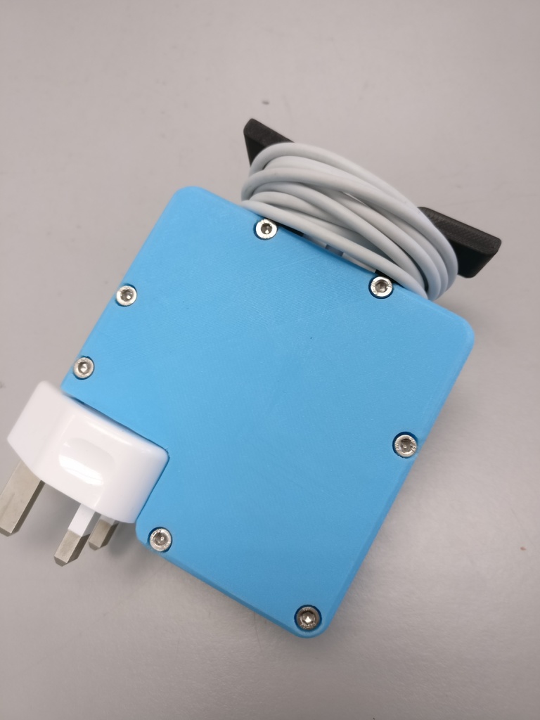 swap case for 65w macbook charger after wire replacement