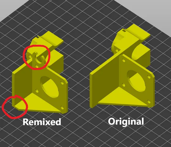 BMG Extruder Cable Routing