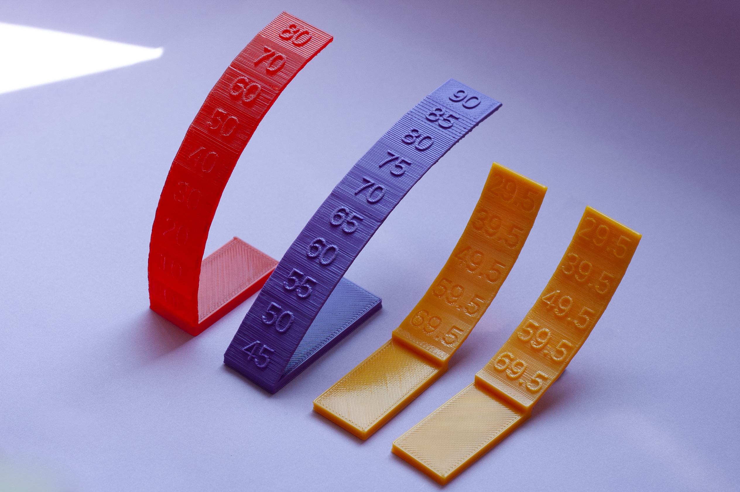 Parametric overhang test