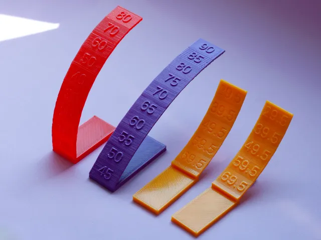 Parametric overhang test