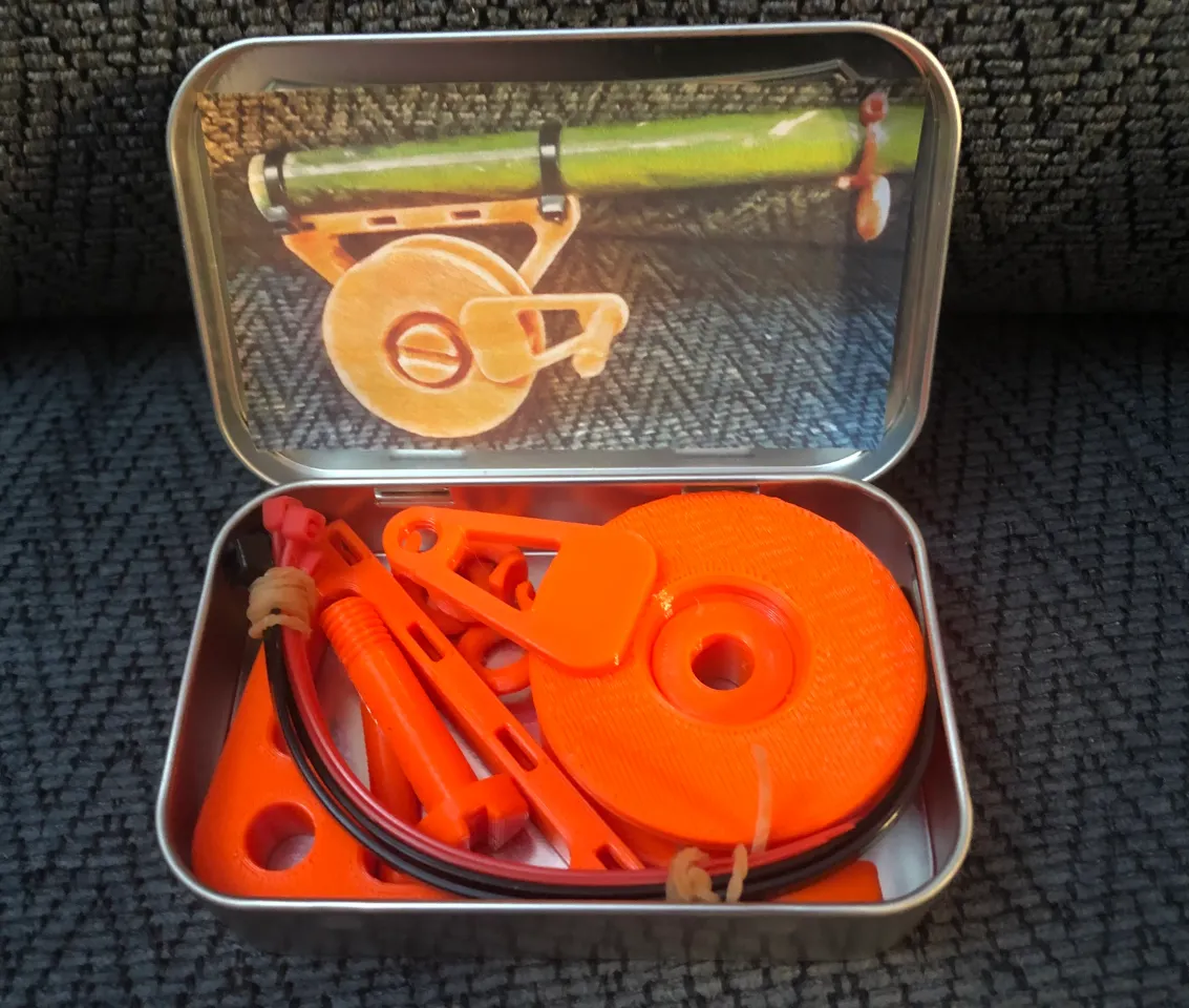 Altoids Fishing Kit. by The 3D Printing Warrant