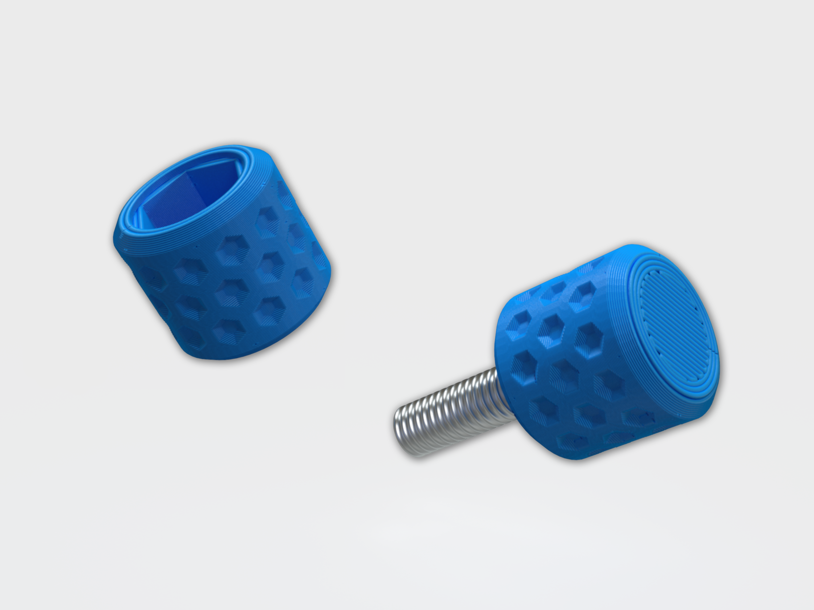Knurled Knob - M4 Size