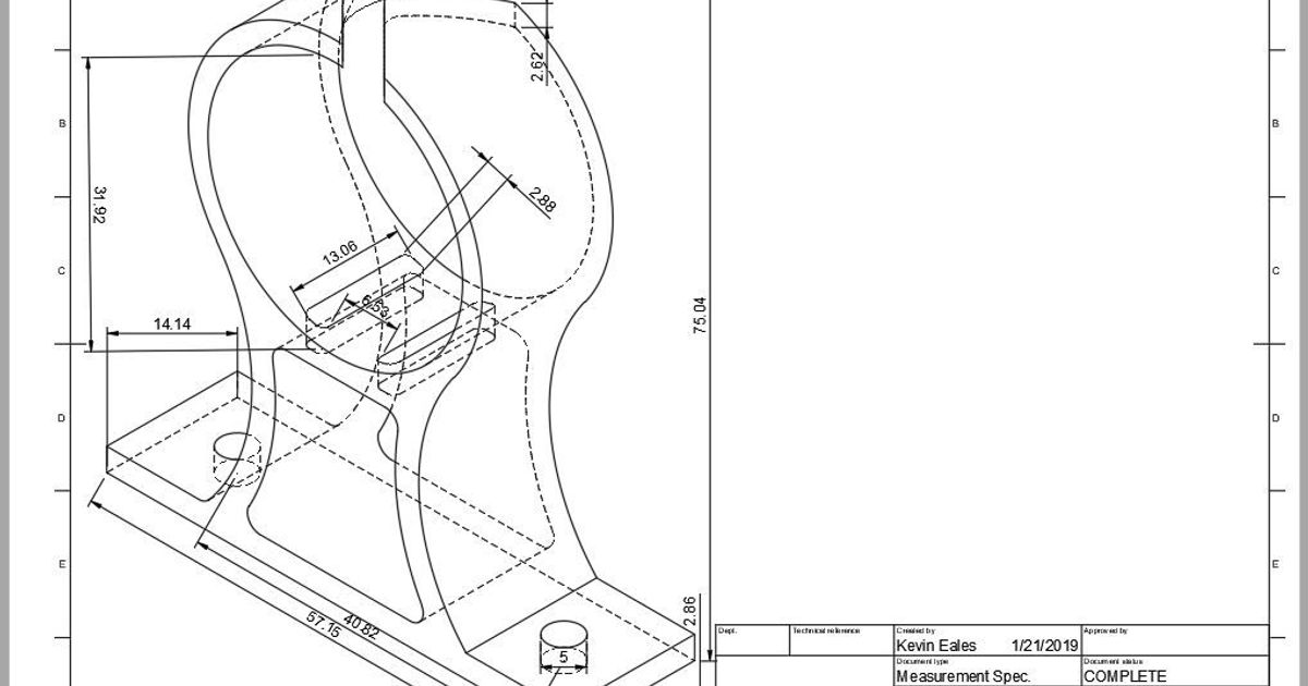 Cat 6 Cable guide by Manbehindthemadness Download free STL model