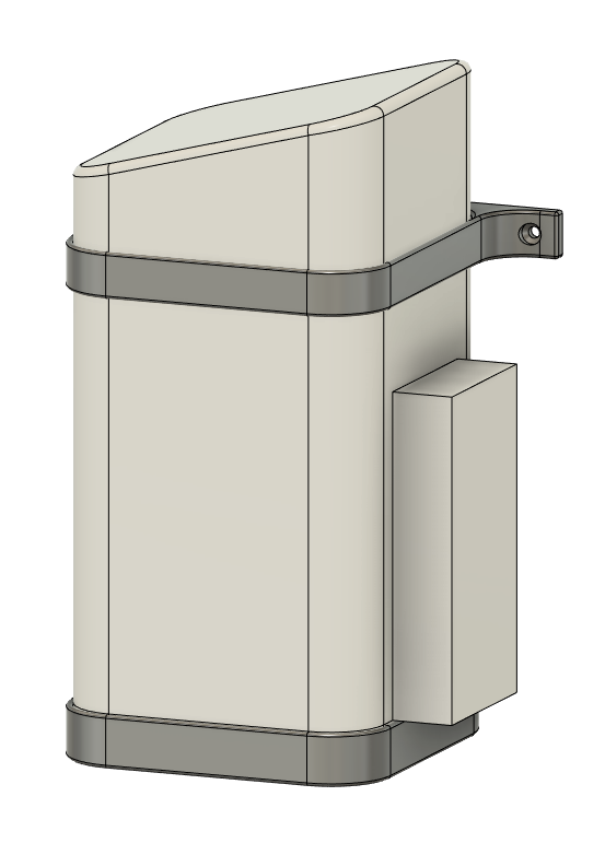 Shaw BlueCurve Modem wall bracket by CamS Download free STL model