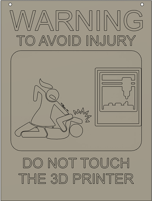 Don't Touch the Printer