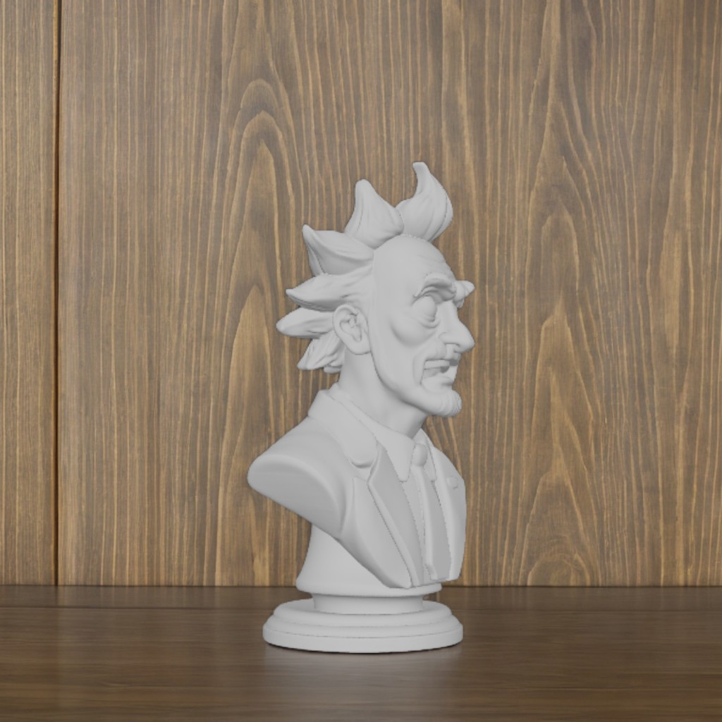 Bust Rick Sanchez (Rick and Morty)