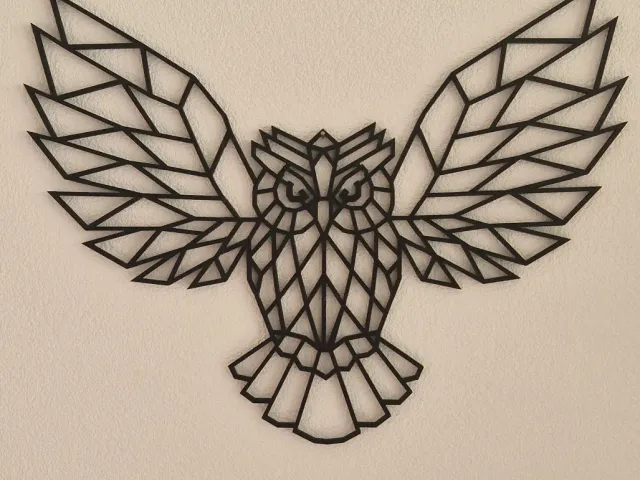 HIBOU MURAL