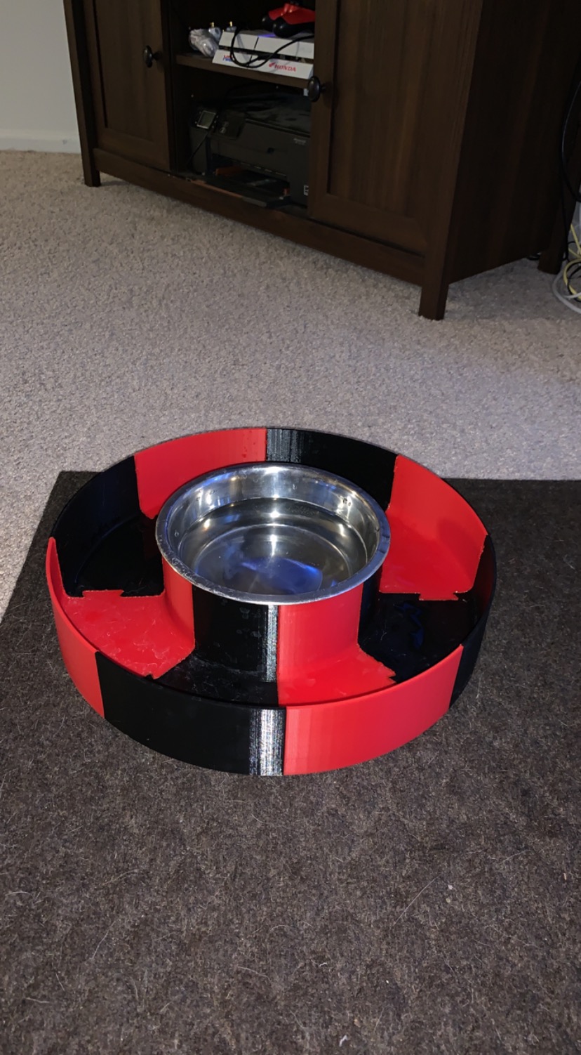 Dog's Water Bowl Holder