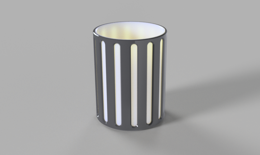 2 part pen holder
