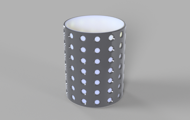 2 part pen holder