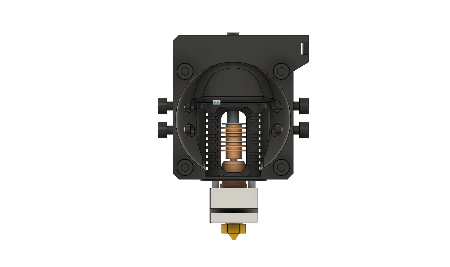 Miniatura 2 do modelo 3D EVA3 dragon hotend mount (Insert)