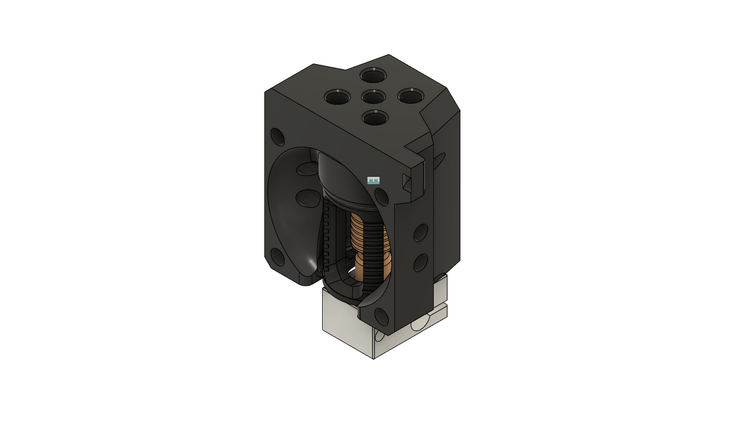 EVA3 dragon hotend mount (Insert)