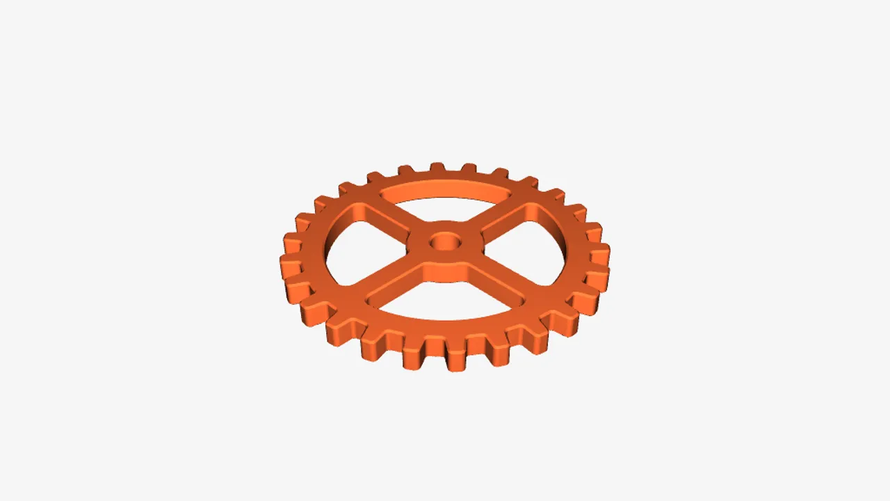 Premium AI Image  A 3d model of a spiral of gears