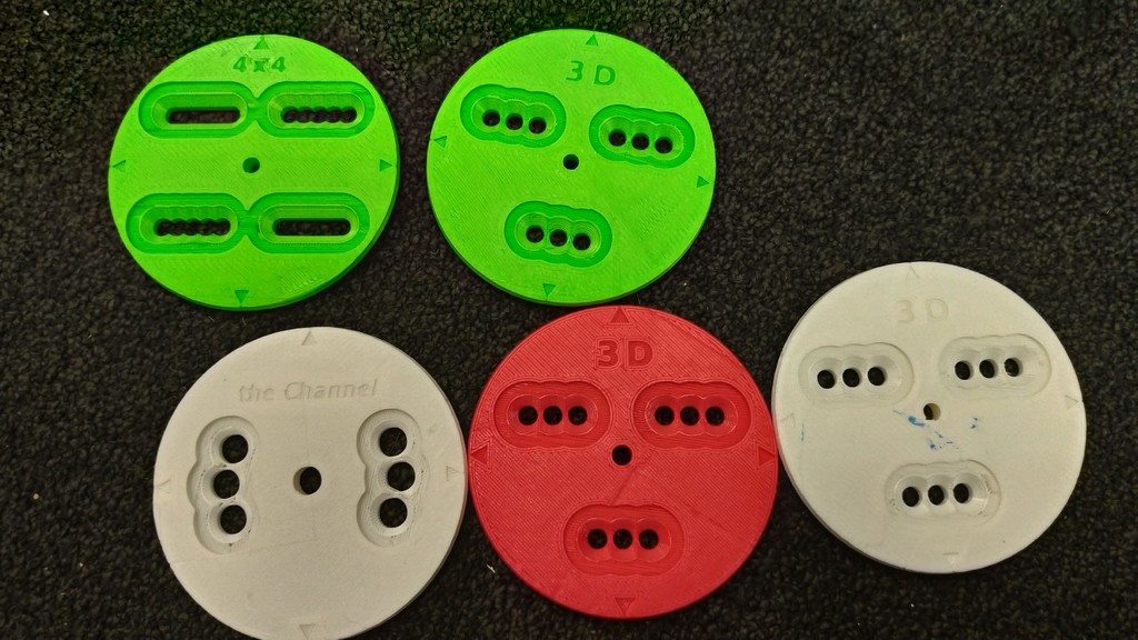 Snowboard Addiction Training Board Binding Mount Disc 3D, 4x4