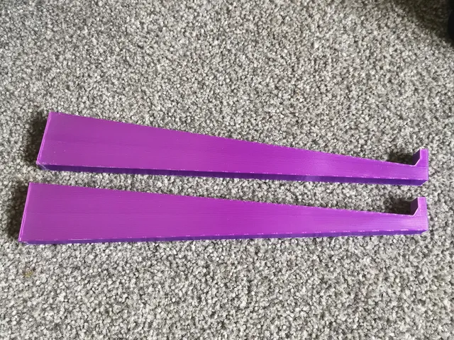 Simple computer stand with no adjustments.