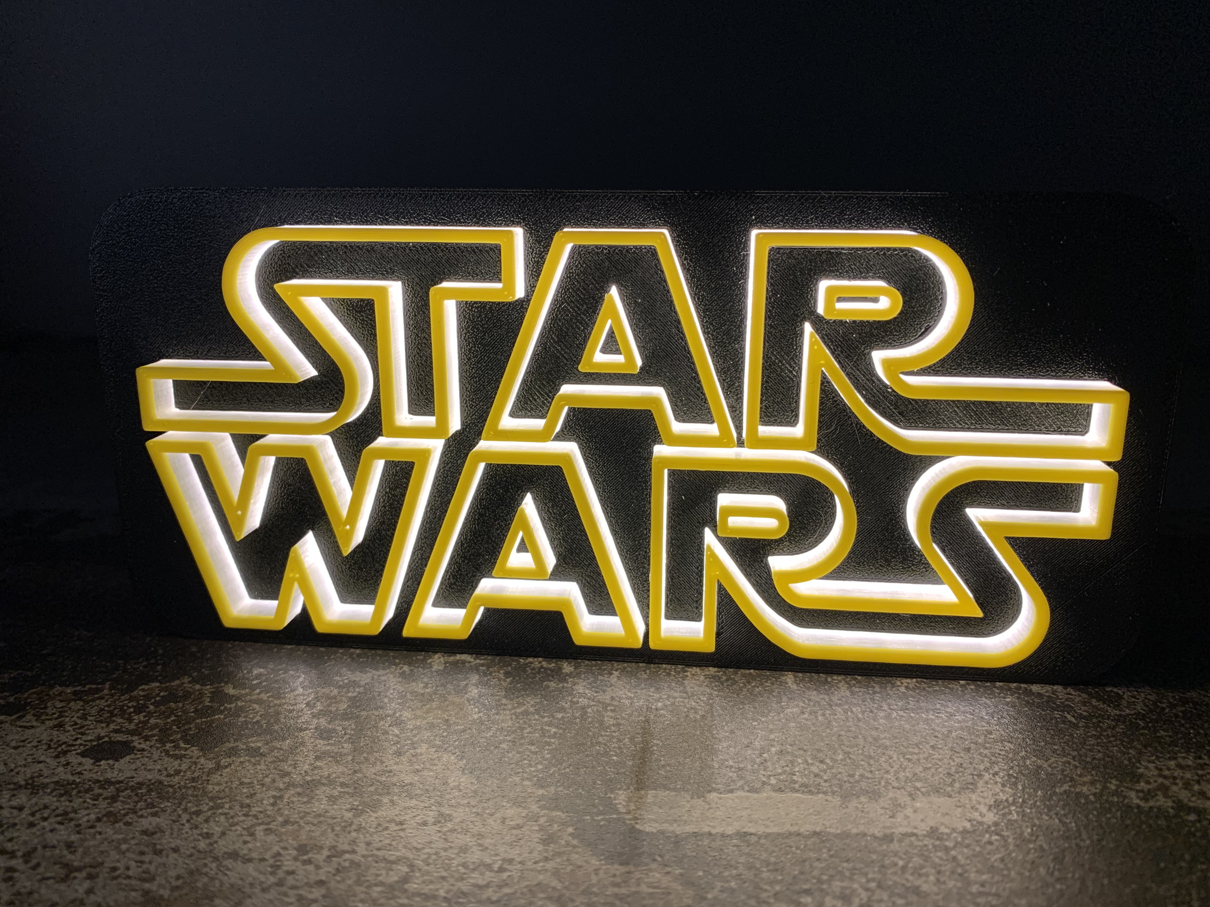 STAR WARS Logo Lamp by LowRob - Download free STL model - Printables.com