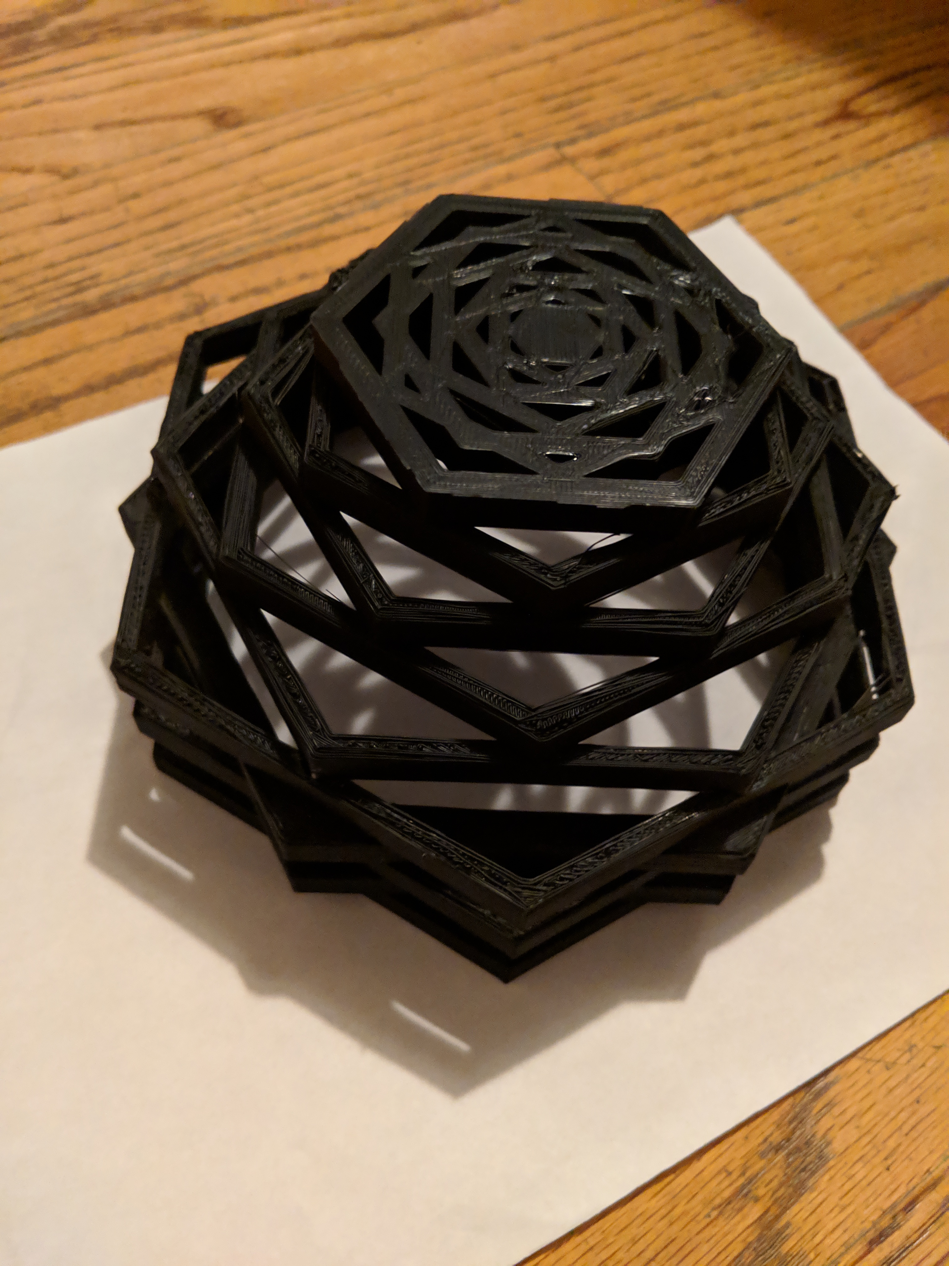 Perpendicular Hexagons Bowl — miniatura 13